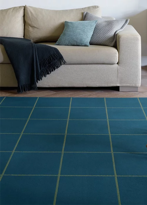 karpet vloerkleed vilt natuurlijke materialen door kleur op kleur interieur